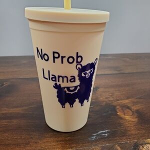 NWOT No Prob Llama Tumbler